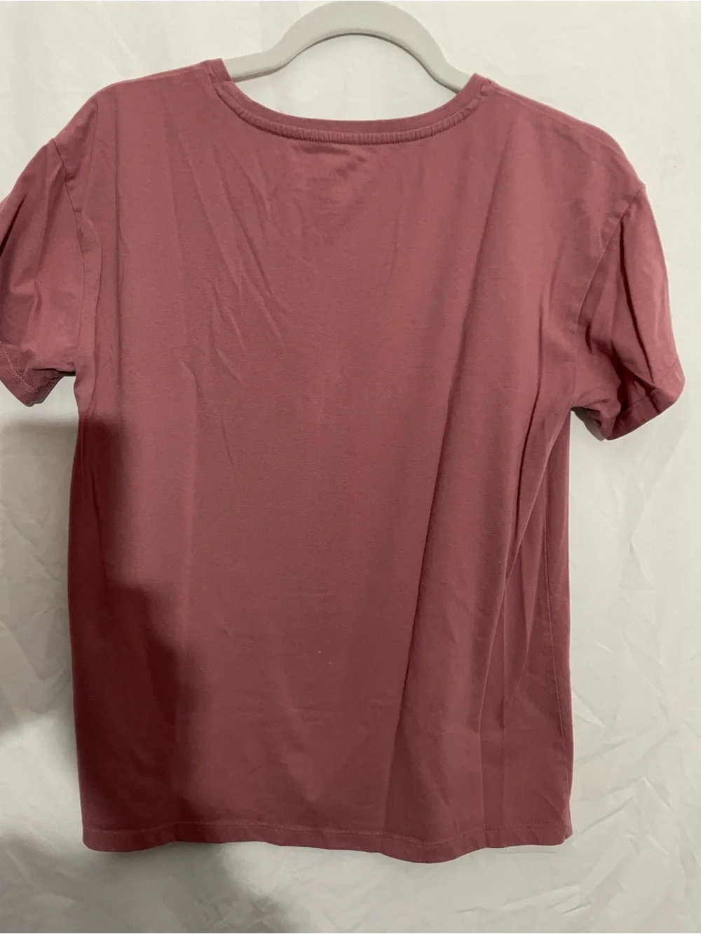 Janis Joplin 1969 Graphic Tee - Dusty Rose with Cream Print - Picture 2 of 3